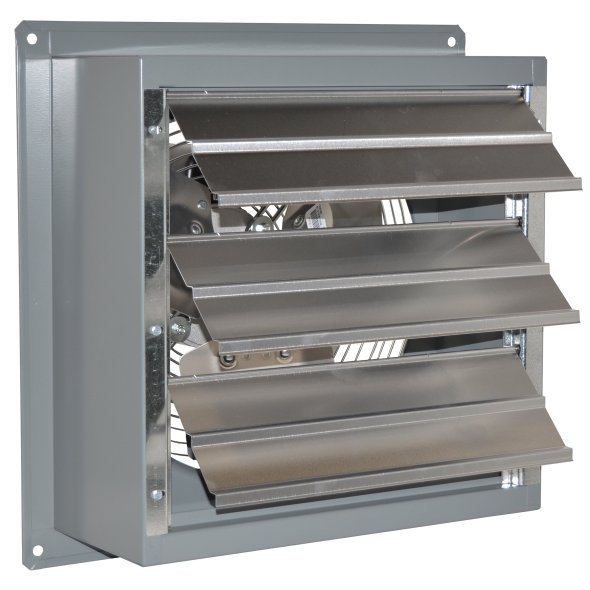 SD Green Series Exhaust Fan w/ Shutters 16 inch Variable Speed 2370 CFM Direct Drive SD16-EC