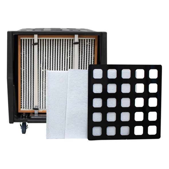 Professional 3-Stage HEPA & Dust Control Filter System Air Scrubber 2 Speed 2000 CFM AP-2000