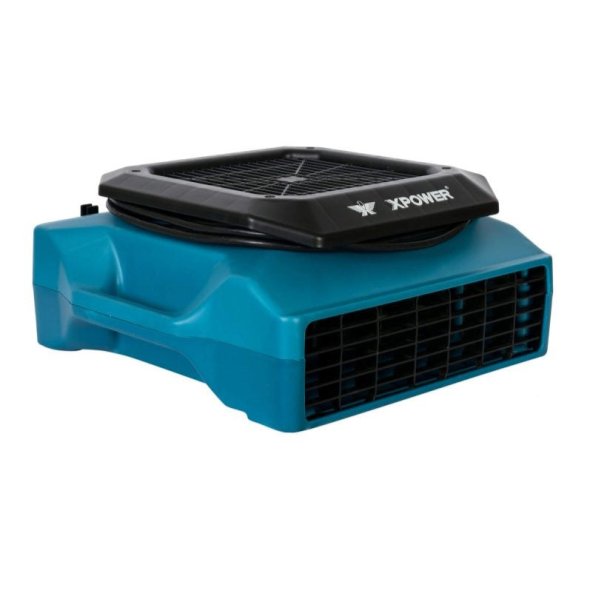 Centrifugal Professional Low Profile Carpet, Floor Air Mover w/ Outlets 3 Speed 1050 CFM PL-700A