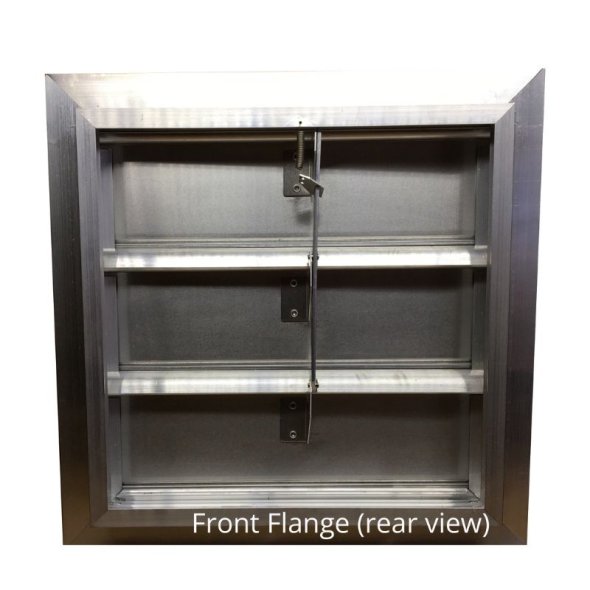 Keenan & Meier Motorized Heavy Duty Aluminum Exhaust Shutter 30 inch KM30X30MHD