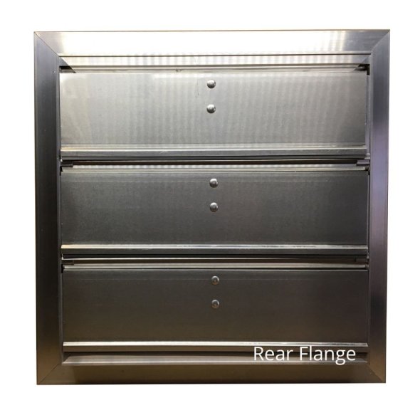 Keenan & Meier Heavy Duty Aluminum Exhaust Shutter 16 inch KM16X16HD