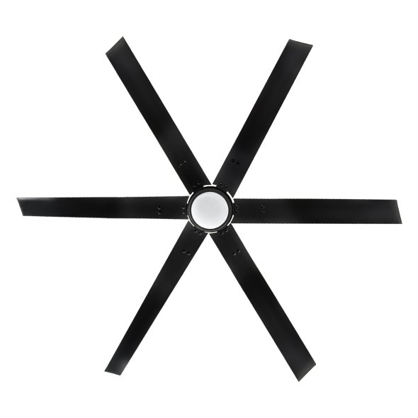 Big Air 96 In. Indoor 6-Speed Ceiling Fan with Light, Black ICF1030-96BLK
