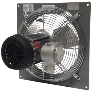 Explosion Proof Wall Mount Panel Exhaust Fan 24 inch 5520 CFM 3 Phase Direct Drive P24-4M