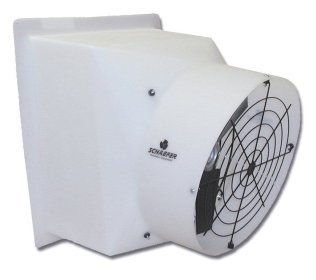 Poly Exhaust Fan w/ Aluminum Shutters 24 inch 6793 CFM Variable Speed PFM245G12A