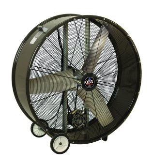 QBX Heat Buster Portable Drum Fan 2 Speed 36 inch 11000 CFM Belt Drive QBX3623