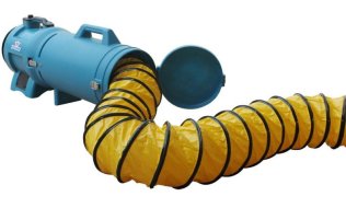 Canister and 25 ft Polyester Duct Hose