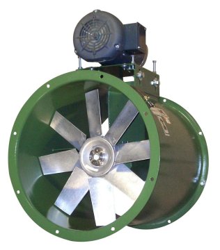 WTA Tube Axial Fan Wet Environment 15 inch 2780 CFM Belt Drive WTA15T10075