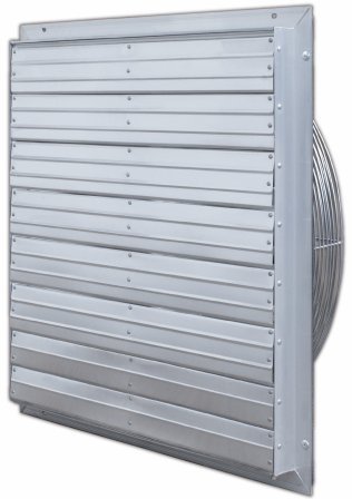 VES Shutter Exhaust Fan 30 inch 6785 CFM 1 Speed Direct Drive VES30
