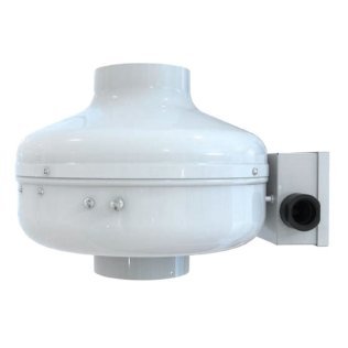 VKM Antiradon Centrifugal Duct Inline Fan 10 inch 678 CFM w/ Power Cord VKM-AR-250