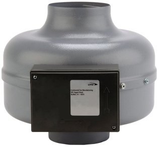 AXC Duct Inline Fan w/ Cord & Plug 4 inch 147 CFM Energy Star Variable Speed AXC100A-C-ES