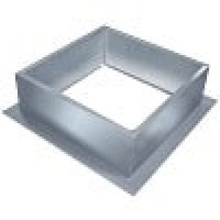 Galv. roof curb 18" high uninsulated 22.5" O.D. sq. RCG22.5