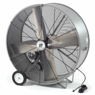 TPI Portable Blower Drum Fan 42 inch 10600 CFM Belt Drive PB42-B