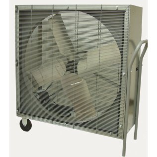 TPI Heavy Duty Square Portable Blower Fan 48 inch 14400 CFM Belt Drive PCBT48-B