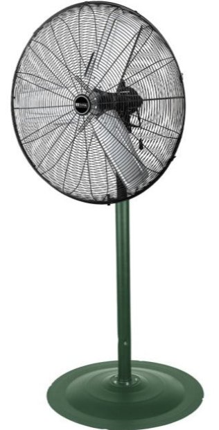 High Velocity Outdoor Rated Oscillating Pedestal Stand Fans 3 Speed 24 inch 7435 CFM PFO-24