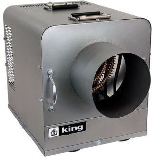 King's PKB-DT Ductable Industrial Portable Unit Heater w/ 6 Ft Cord 34121 BTU 240V 3 Ph PKB2410-3-T-DT-FM