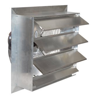 AX Wall Exhaust Fan 12 inch Variable Speed 1350 CFM Direct Drive AX12-1VHE