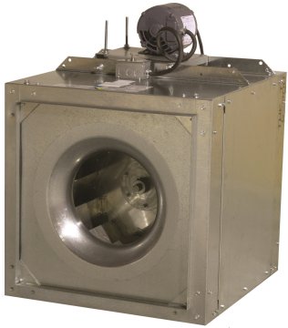 Square Inline Duct Fan 10 inch 1356 CFM Belt Drive 3 Phase SQB10PH3S