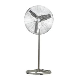 Airmaster Washdown Duty Pedestal Circulator Fan 20 Inch 2670 CFM Stainless Steel 70834