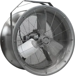 Patterson High Velocity Stainless Steel Fan w/ Washdown Motor 22 Inch 5570 CFM F22A-F-SS-WD