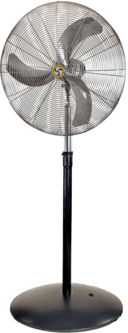 Airmaster Industrial Ultra-Quiet Pedestal Fan 3 Speed 24 inch 5588 CFM 20895