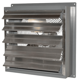 SD Exhaust Fan w/ Shutters Variable Speed 24 inch 5050 CFM Direct Drive SD24-GVD
