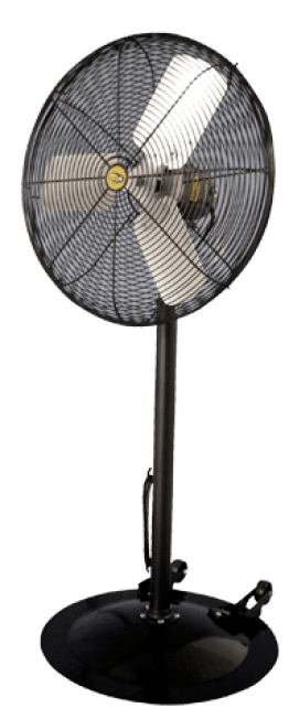 Industrial Duty Oscillating Pedestal Fan w/ Wheels & Cord 20 Inch 3 Speed 2340 CFM VDF201WB2
