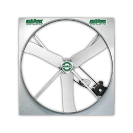 Panel Mount Fan Galvanized Prop 55 inch 31400 CFM 3 Phase Belt Drive VPX55GV32031-H