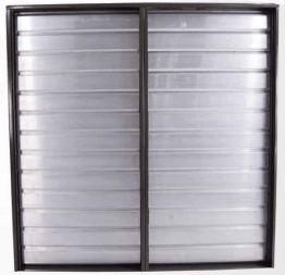Triangle Intake Shutter Double Panel 45 inch RIWSD45