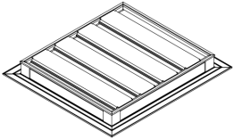 EFX 30 Inch Back-Draft Damper 10209