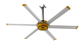Big Ass Fans 7 foot HVLS Ceiling Fan w/ Controller 2025 sq. ft. Coverage F-ES2-0701S34