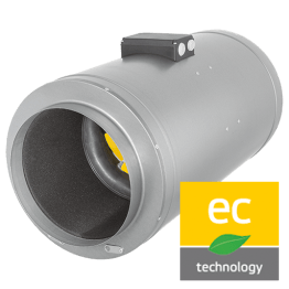 Silent-Prime Evo EC Mixed Flow Inline Duct Fan 12 inch Variable Speed 120 Volt 1388 CFM 147725