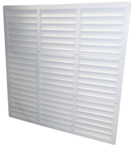54" Shutters - White PVC