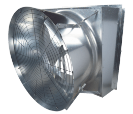 V-Fan Galvanized Slant Wall Exhaust Fan w/ Cone 36 inch Variable Speed 11830 CFM 230 Volt 3 Phase 936260-3
