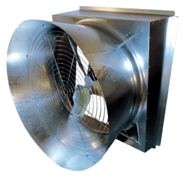 Z-Fan Slant Wall Exhaust Fan w/ Cone 36 inch Variable Speed 8810 CFM 230 Volt 3 Phase 936260-ZM-3