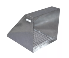 48 inch Galvanized Weather Hood w/ Birdscreen EH48