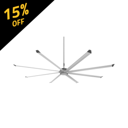 Big Ass Fans Essence 12 foot HVLS Ceiling Fan Kit w/ Black Trim 3025 Sq. Ft. Coverage F-ES2-1201A384Q141V46