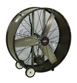QBX Heat Buster Portable Drum Fan 2 Speed 36 inch 11000 CFM Belt Drive QBX3623