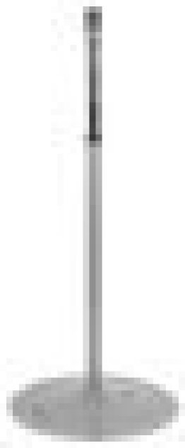 White Pedestal Pole and Base
