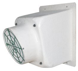 Tornado Fiberglass Exhaust Fan No Cone w/ Poly Shutters 12 inch Variable Speed 867 CFM Direct Drive VFP12A