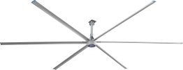 Patterson V-Series HVLS Ceiling Fan 8 foot 6850 Sq Ft Coverage w/ VFD Control 460V 3 Phase V8B-460