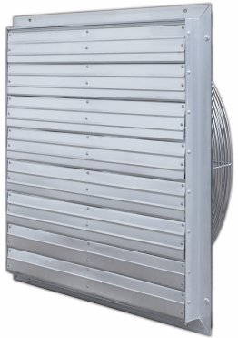 VES Shutter Exhaust Fan 30 inch 6753 CFM Variable Speed 3 Phase Direct Drive VES303
