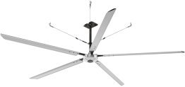 Hunter Titan 16 foot HVLS Ceiling Fan 10000 Sq Ft Coverage 220 Volt 72263