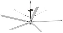 Hunter Titan 14 foot HVLS Ceiling Fan 7744 Sq Ft Coverage 220 Volt 72264