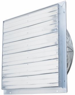VES Shutter Exhaust Fan 24 inch 4692 CFM Variable Speed 3 Phase Direct Drive VES243A