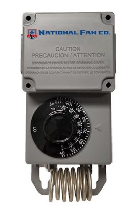 Single Stage Moisture Proof Thermostat Rated 40F - 100F (Heating & Cooling) NFC115