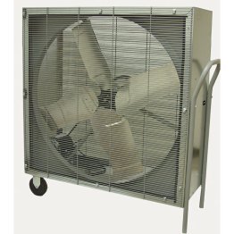 TPI Heavy Duty Square Portable Blower Fan 48 inch 14400 CFM Belt Drive PCBT48-B