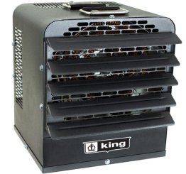 King PKB-FM Industrial Portable Unit Heater w/ 6 Ft Cord 25591 BTU 208V 3 Ph PKB2007-3-T-FM
