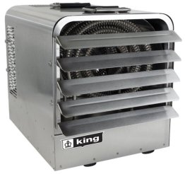 King PKBS Corrosion Resistant Stainless Portable Unit Heater 68243 BTU 20.0 kW 240V 3 Ph PKBS2420-3-T-FM