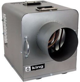 King's PKB-DT Ductable Industrial Portable Unit Heater w/ 6 Ft Cord 34121 BTU 240V 3 Ph PKB2410-3-T-DT-FM