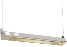Fostoria OCH Series Outdoor/Indoor Rated Quartz Infrared Heater 59 Inch 10239 BTU 208V Stainless Steel OCH-57-208VSSE